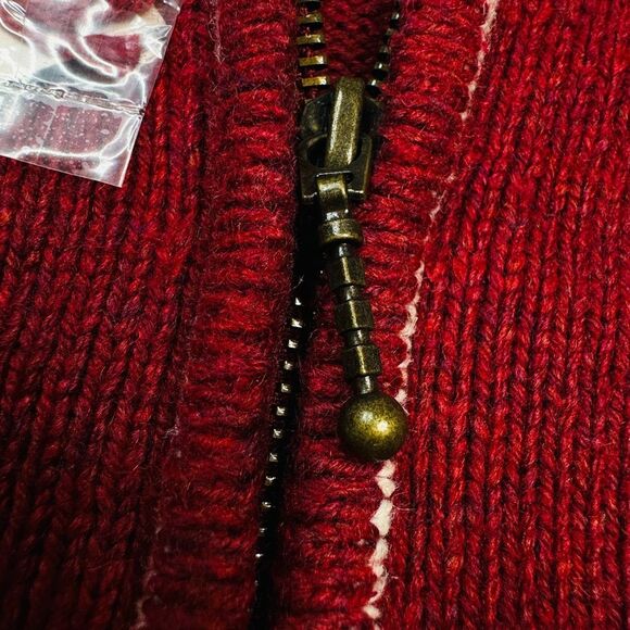 Croft & Barrow NWT Sweater Women's Size 1X‎ Bird/Birdhouse Theme Red - Picture 4 of 13